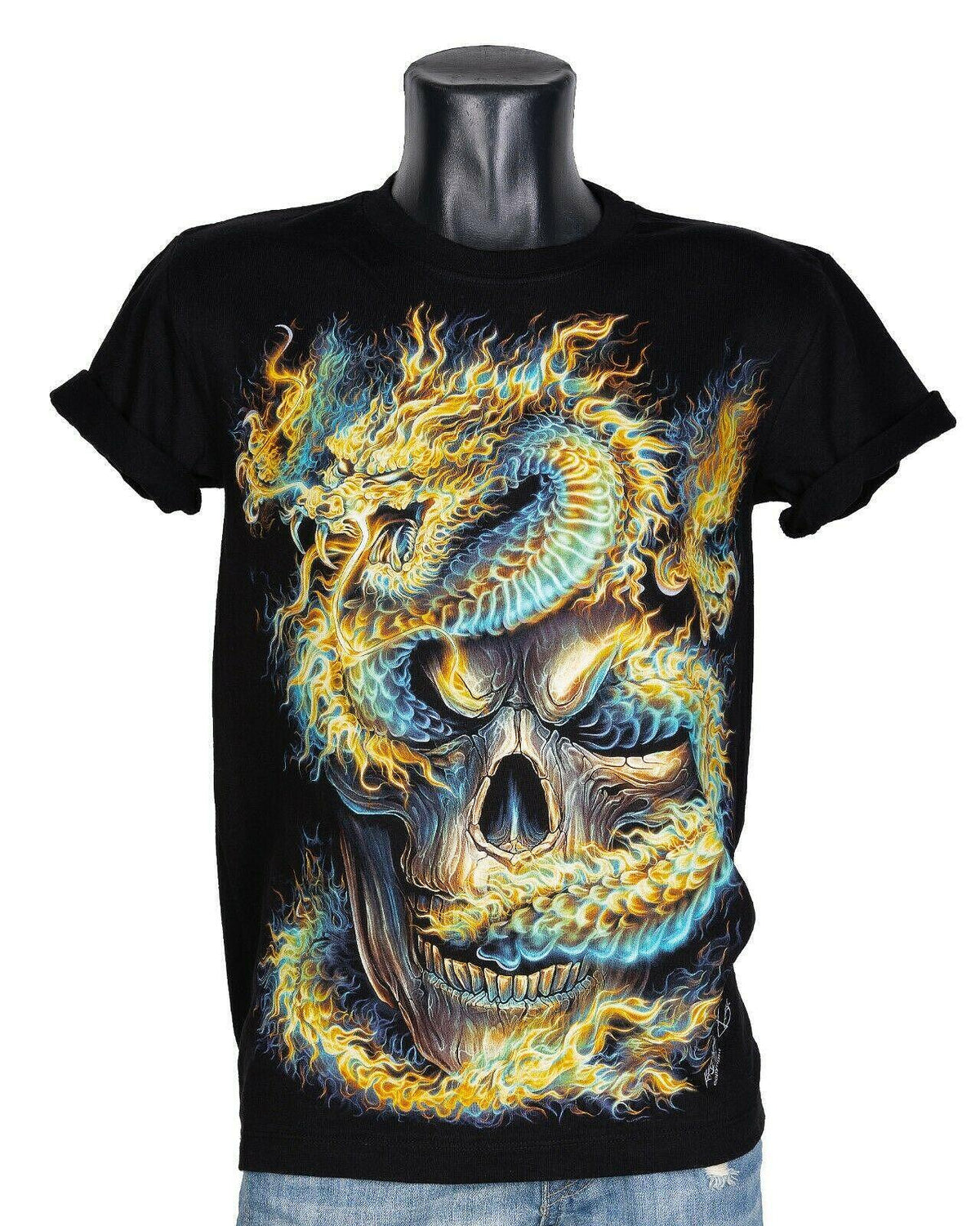 T-shirt Skull Dragon Spirit GR-595