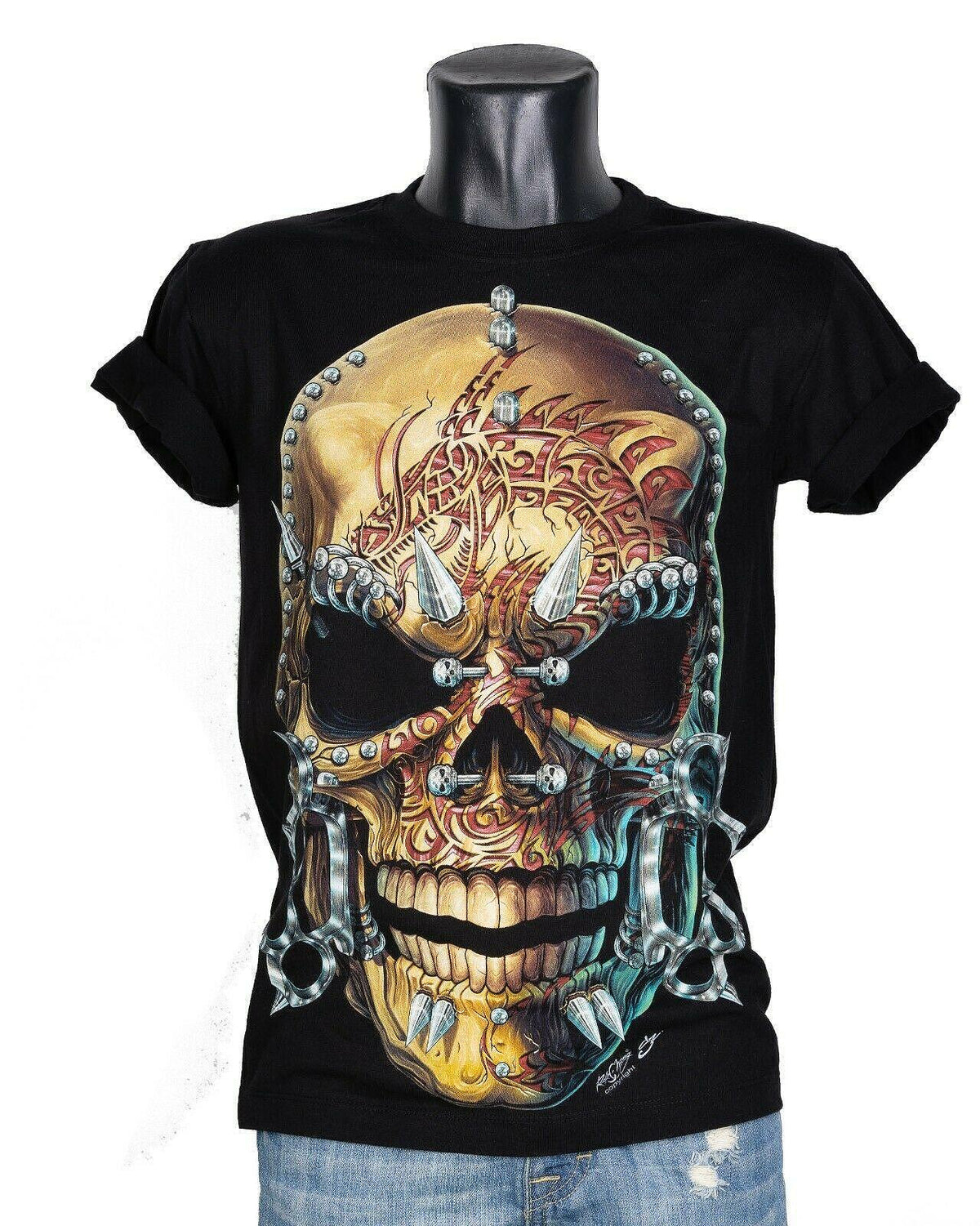 T-Shirt Skull of War GR-634