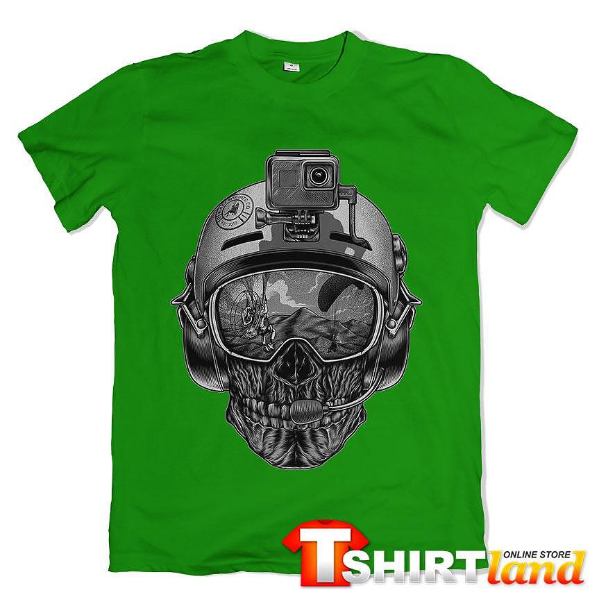 Tricou Skull Skydiving Outdoor