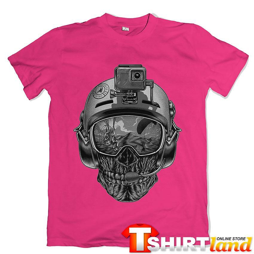 Tricou Skull Skydiving Outdoor
