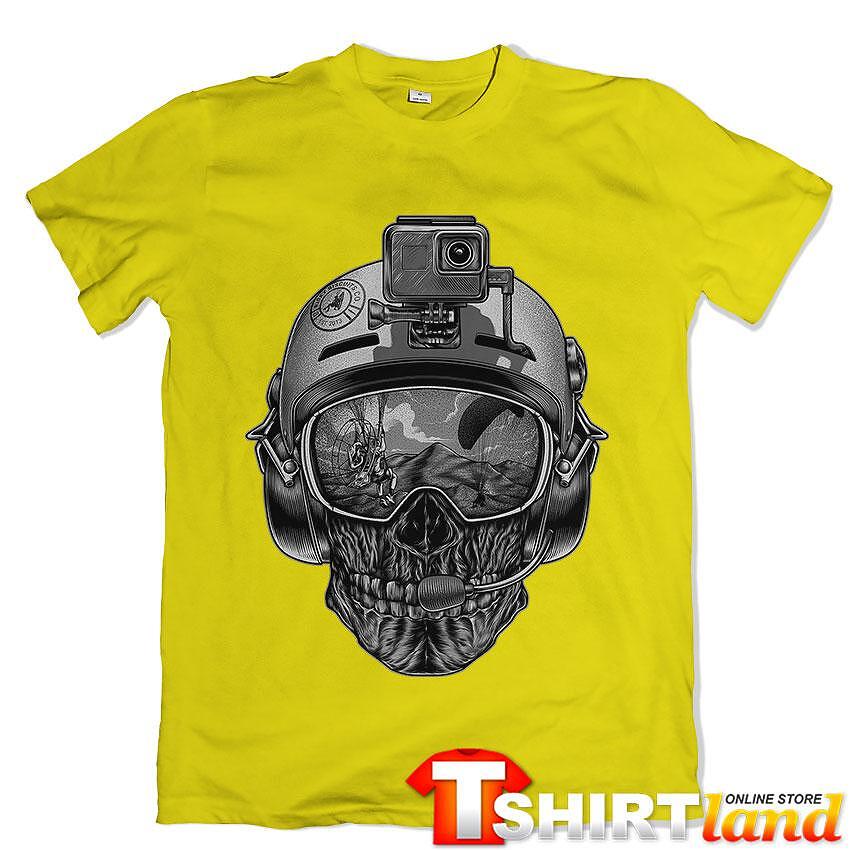 Tricou Skull Skydiving Outdoor