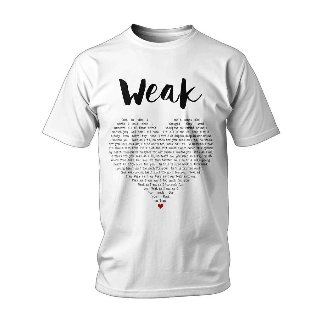 T-shirt Skunk Anansie Weak Lyrics