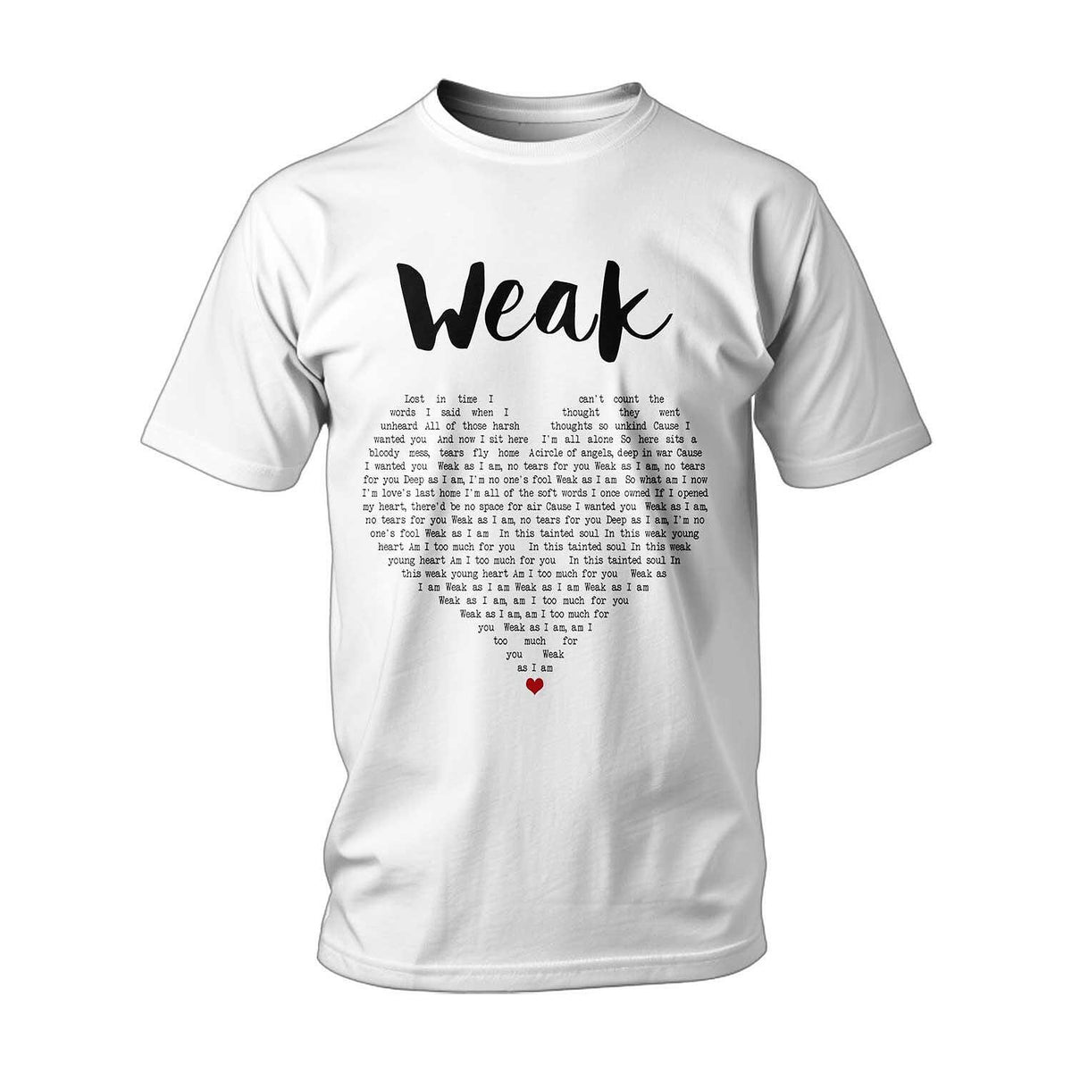 T-shirt Skunk Anansie Weak Lyrics