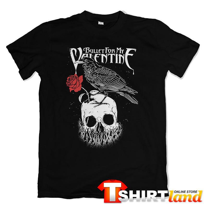 Tricou Bullet for my Valentine Rose and Crow