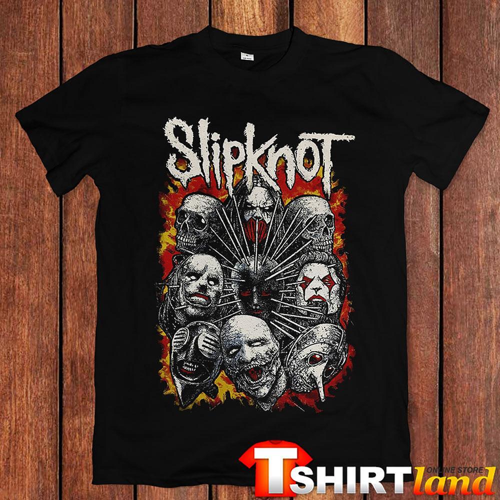 Tricou Slipknot - All The Masks
