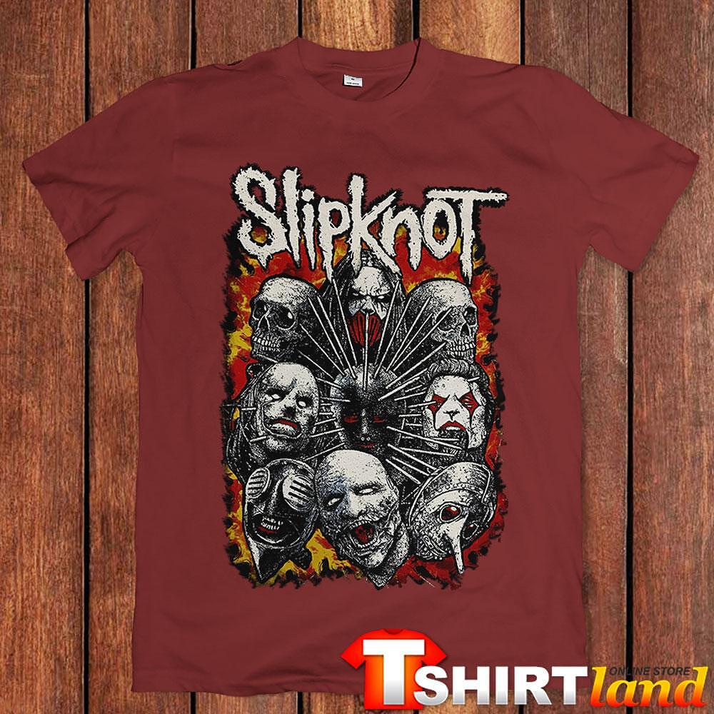 Tricou Slipknot - All The Masks