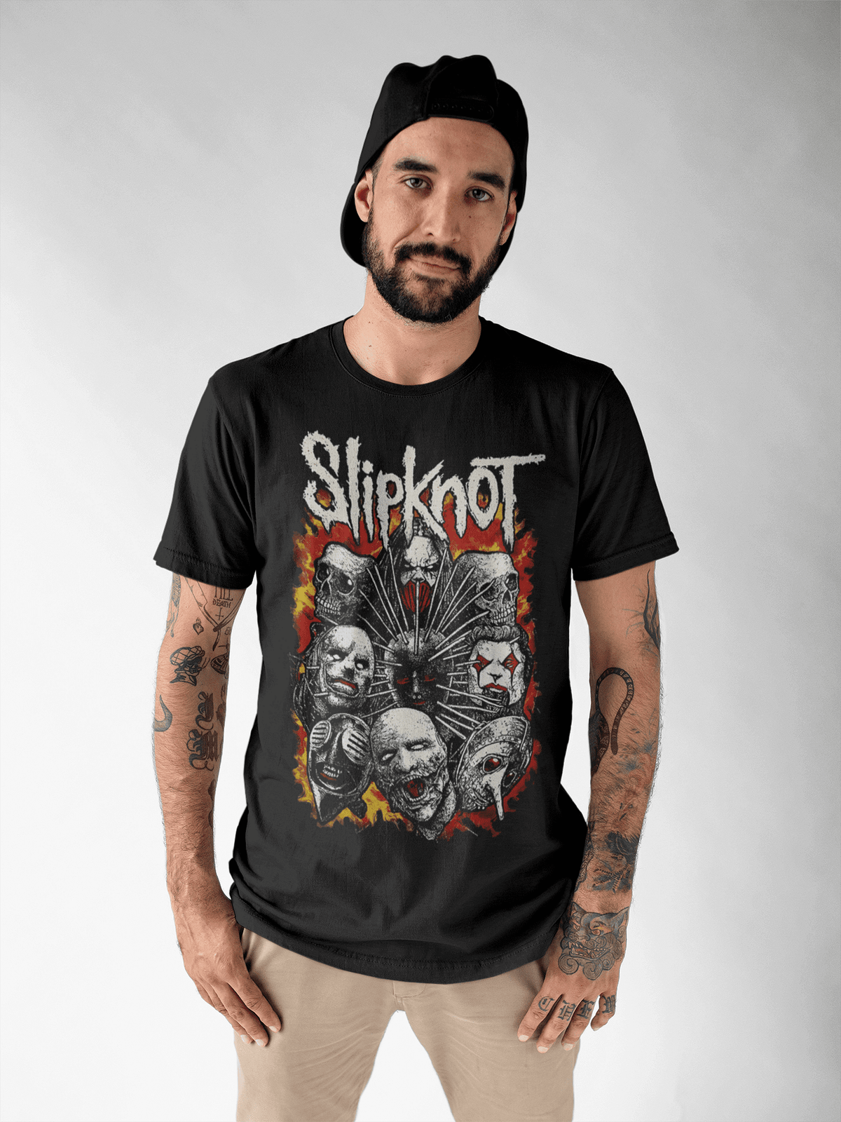 Tricou Slipknot - All The Masks