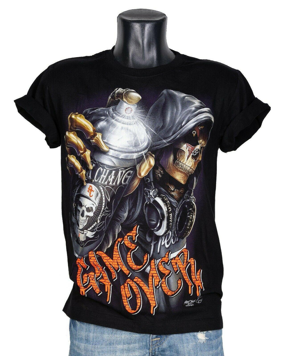 T-Shirt Spraying Game Over 3D-81