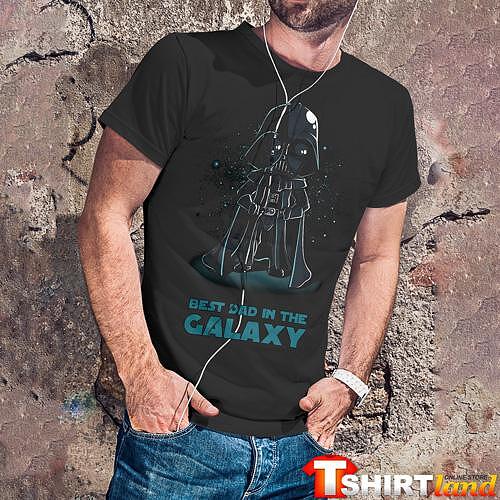 Tricou STAR WARS - Best Dad In The Galaxy Darth Vader