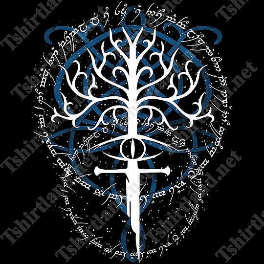 Tricou LORD OF THE RINGS - The Tree Of Gondor