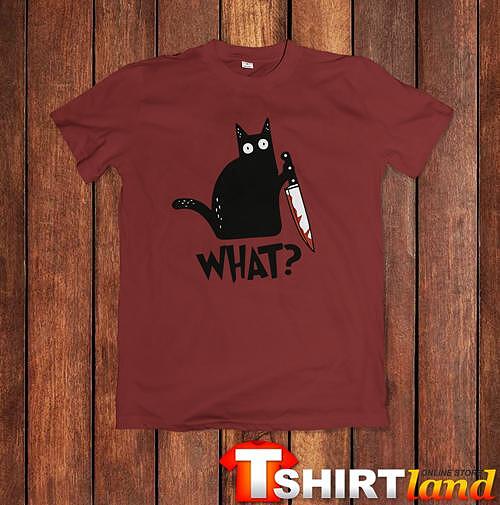 Murder Funny Cat T-Shirt