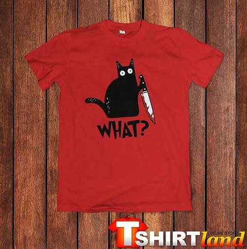 Murder Funny Cat T-Shirt