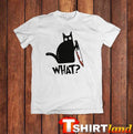Murder Funny Cat T-Shirt
