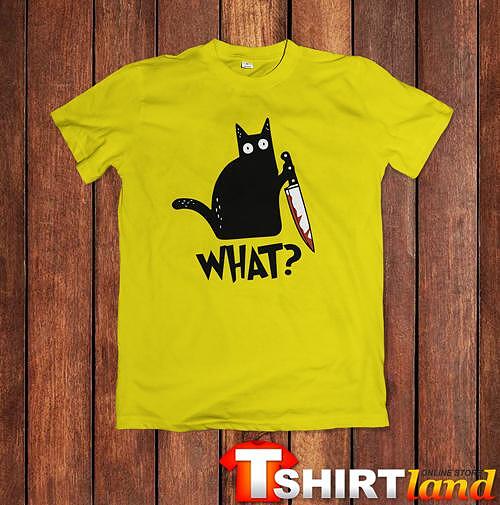 Murder Funny Cat T-Shirt