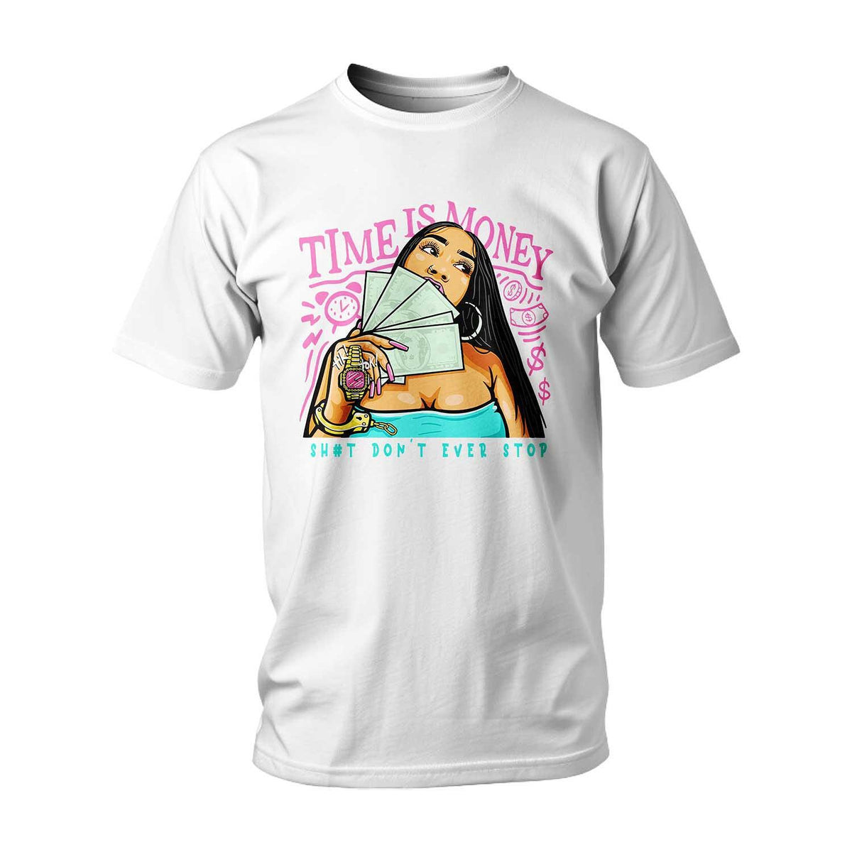Streetwear Time Is Money T-shirt