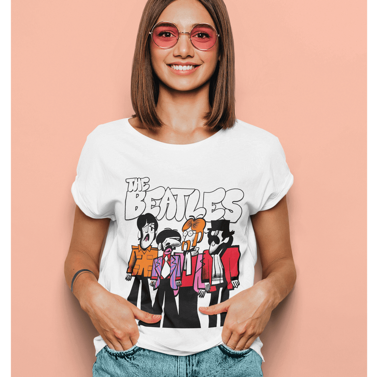 Тениска The Beatles Twist and Shout