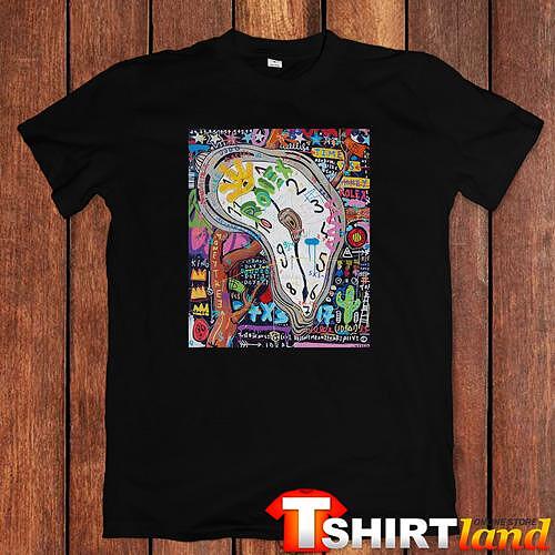 Tricou Art Clock Drawing