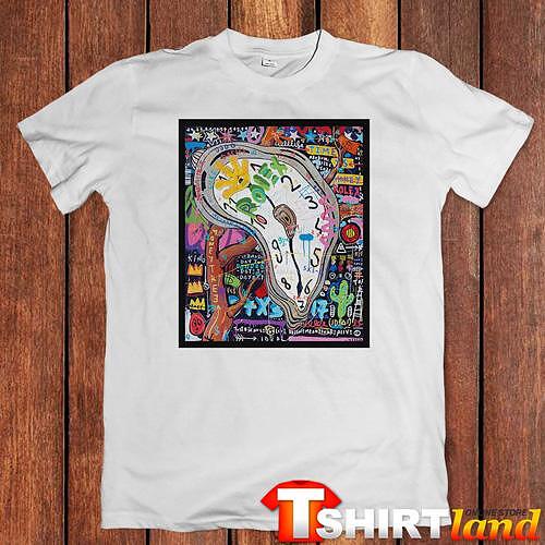 Tricou Art Clock Drawing