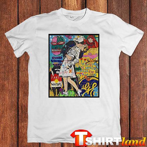 Tricou The Kissing Statue - Simbol al iubirii și al păcii