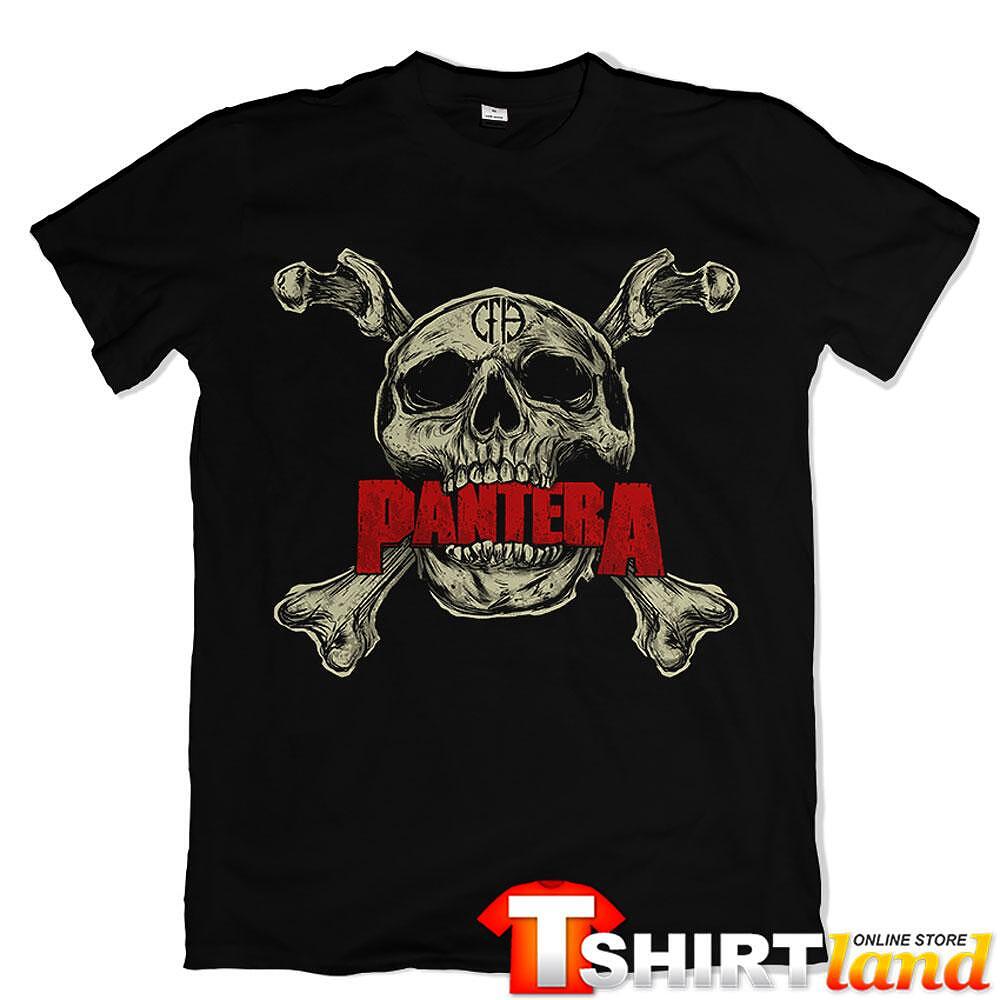 T-shirt Pantera Skull and bones