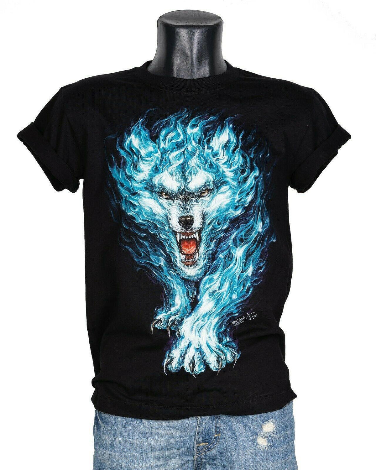 Tricou Wild Blue Wolf HD-65