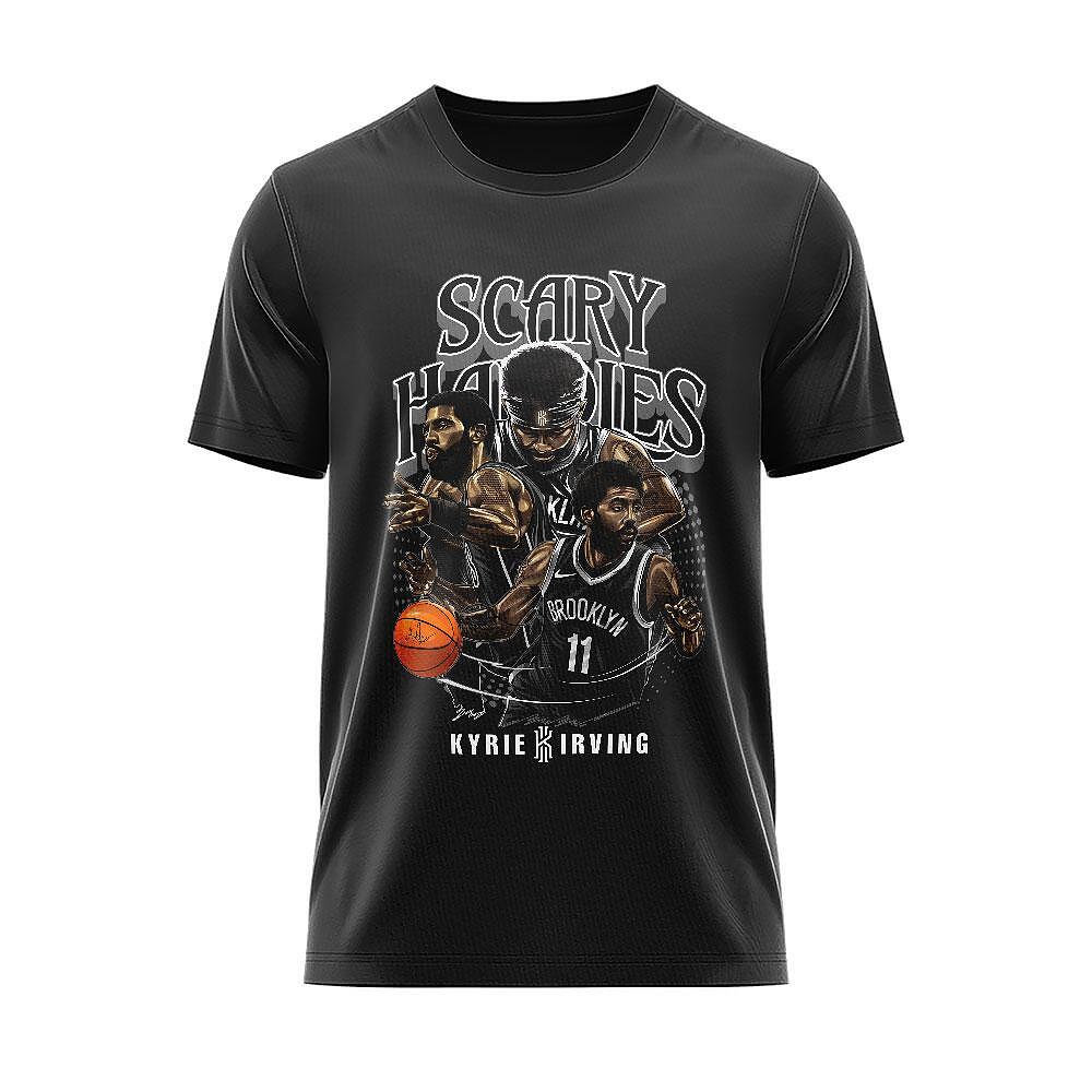 Tricou Brooklyn Nets Kyrie Irving Scary Handles