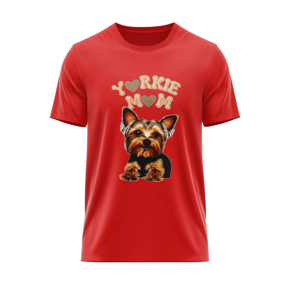 Yorkie Mom T-shirt 4