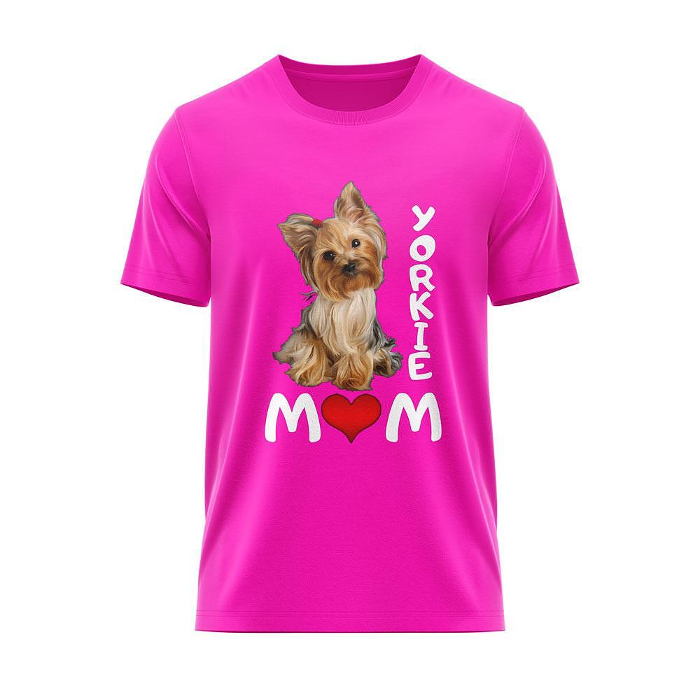 Yorkie Mom T-shirt 6