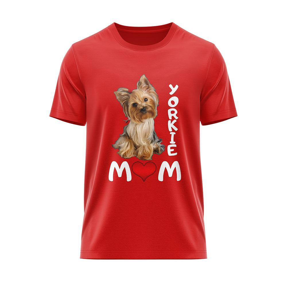 Yorkie Mom T-shirt 6