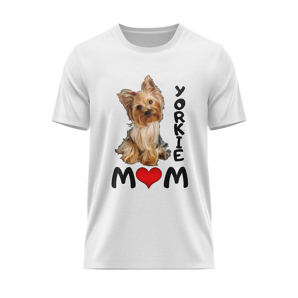 Yorkie Mom T-shirt 6