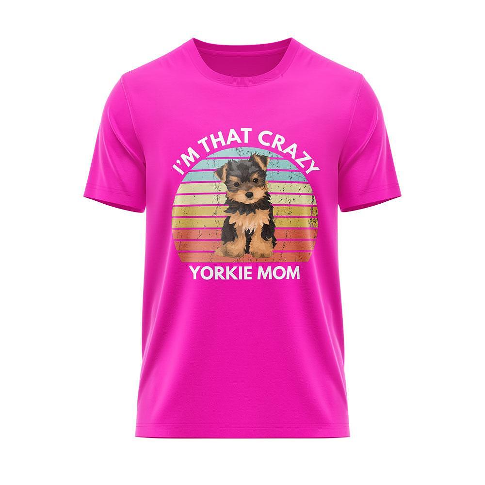 Tricou Crazy Yorkie Mom