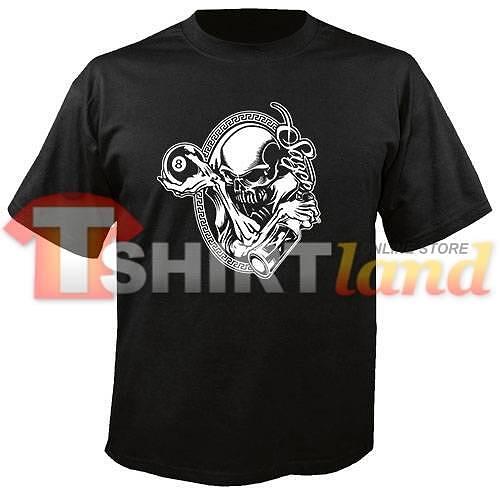 T-shirt for Geeks - Skull (8 Ball)