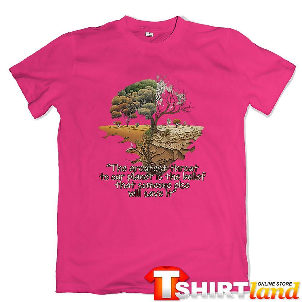 T-shirt Green Planet - "The greatest thread"