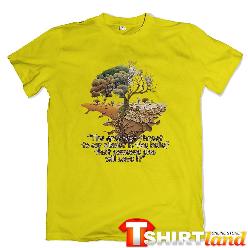 T-shirt Green Planet - "The greatest thread"