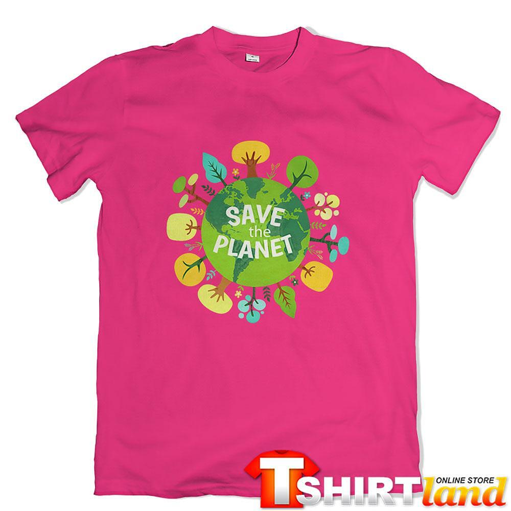Тениска Зелена планета - "Save the Planet"