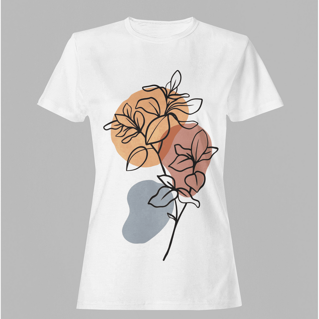 T-shirt Watercolor Flowers
