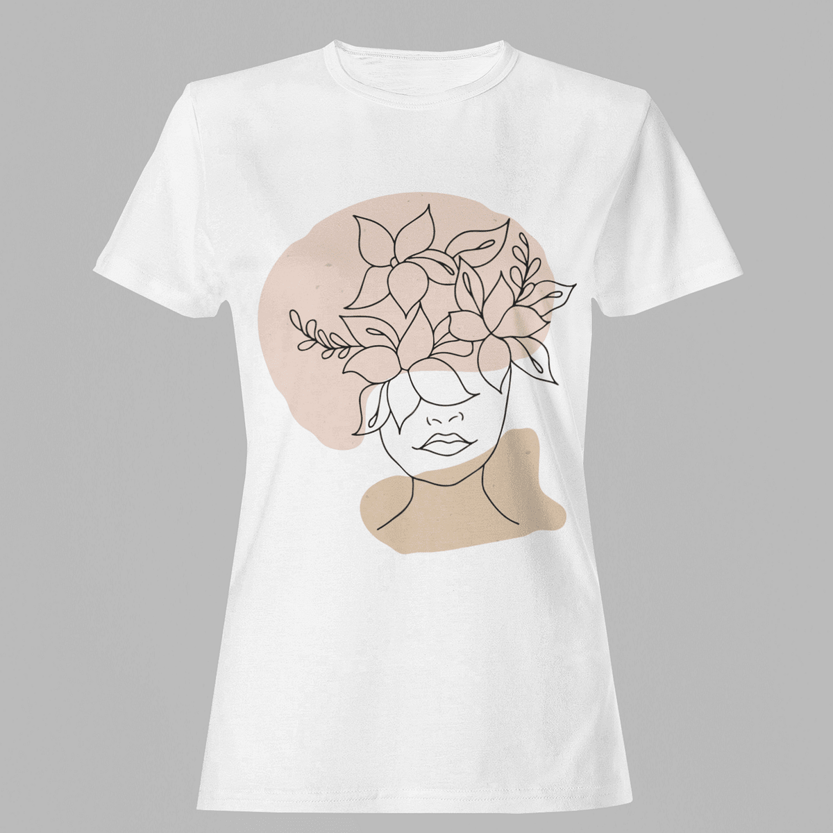 T-shirt Classic Femininity – Exquisite Floral Style ✨