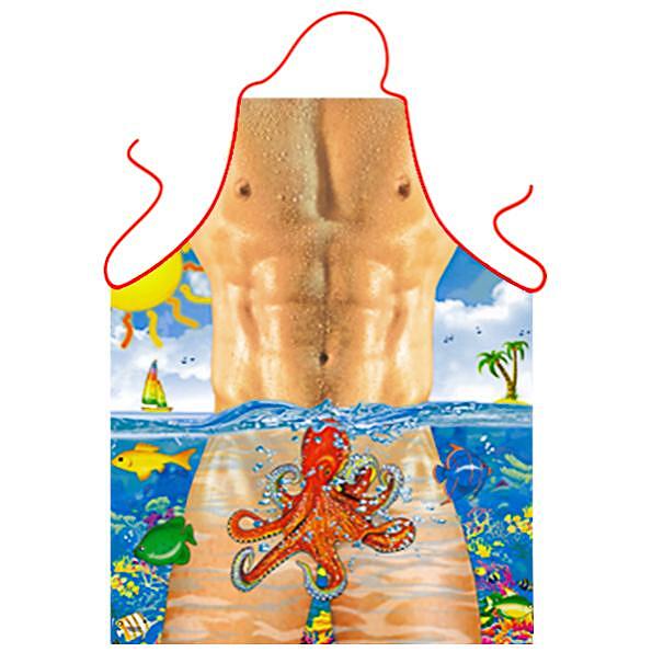 Funny Cooking Apron SEA FRIENDS