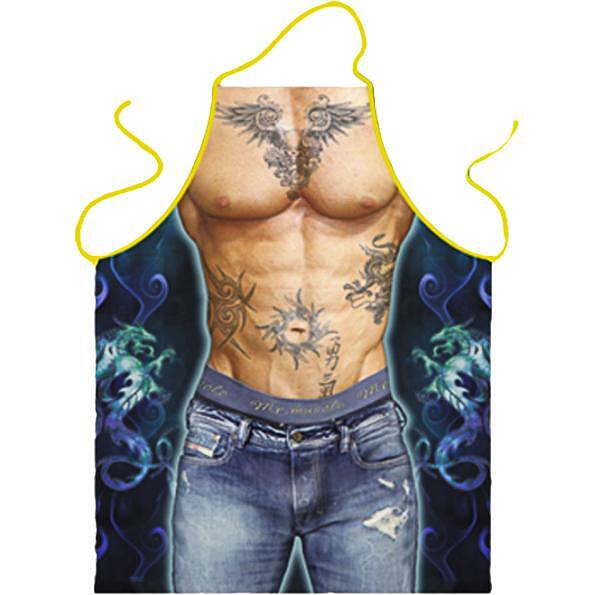 Funny TATTOO cooking apron